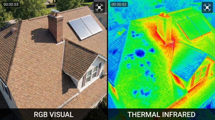 Drone roof inspection