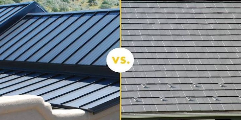 meta roof vs metal Shingles 