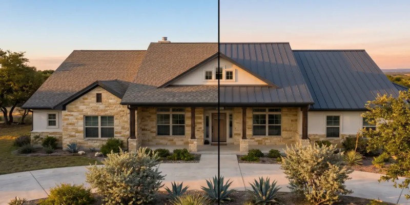 Metal Roof vs Asphalt Shingles
