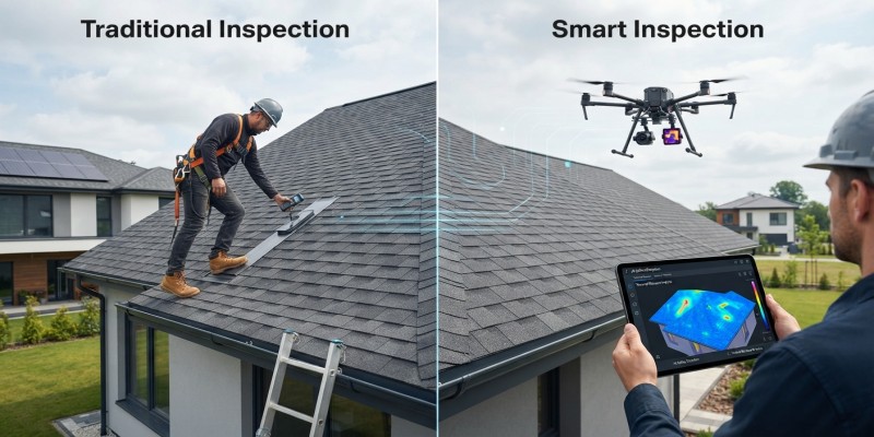 Smart Roof Repairing: How AI Drones & Thermal Imaging